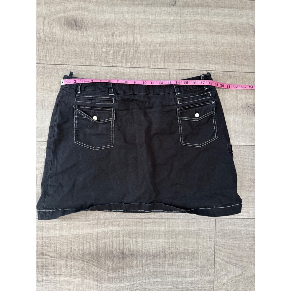 Bianca Nygard Weekend Black Contrast Stitch Cargo Skort Womens Size 16 90178285 - Picture 3 of 7